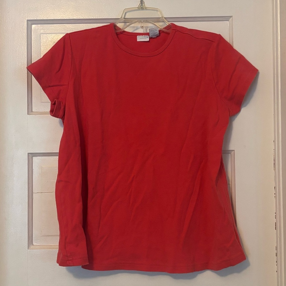 Classic Red Maternity Top